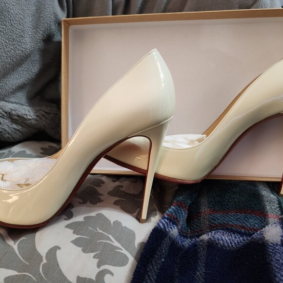 Christian Louboutin So Kate 120mm Size 39 - Off White - Picture 5 of 10